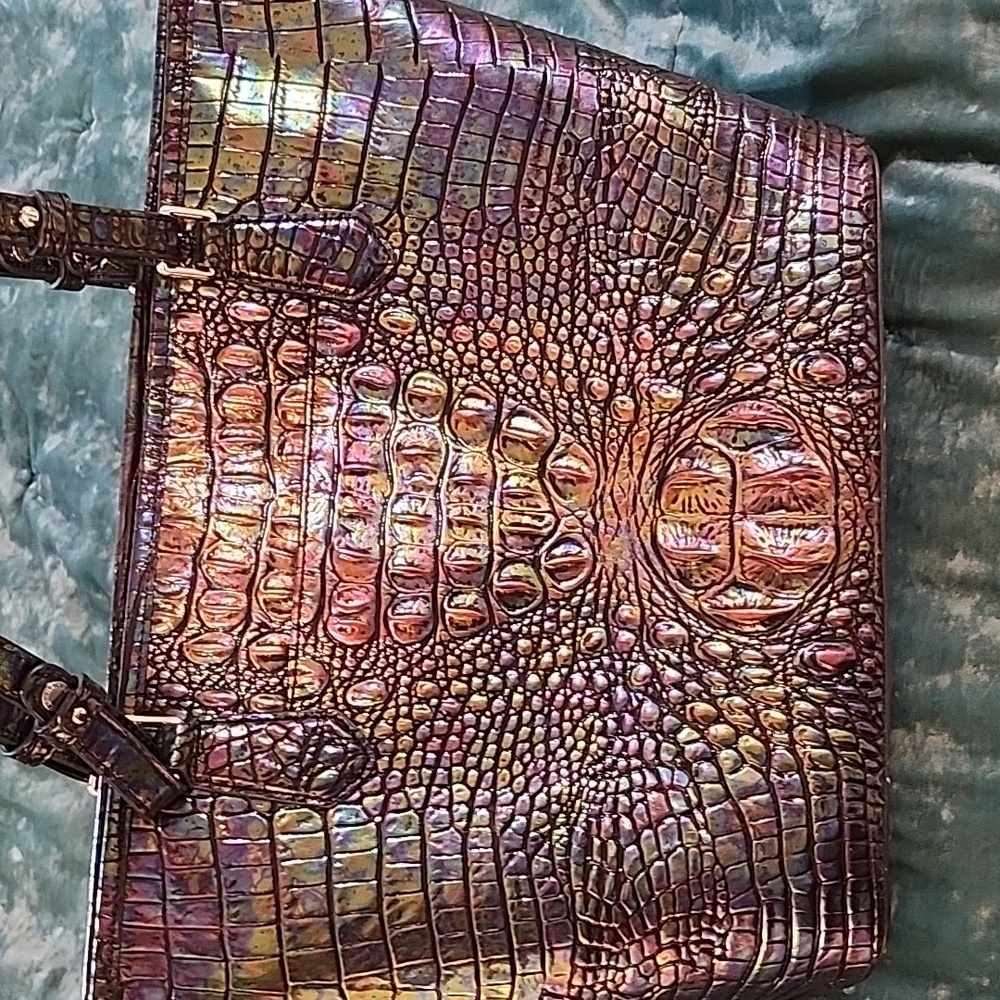 Brahmin Black Pearl Ombre Tote